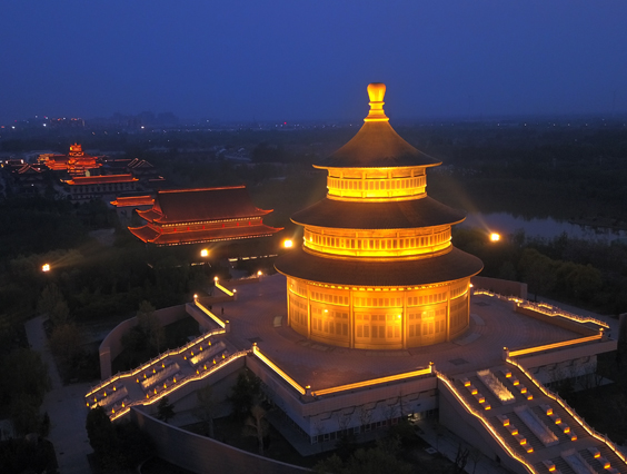 月色印古寺，光影繪禪意 — 勇電照明慶云金山寺項目